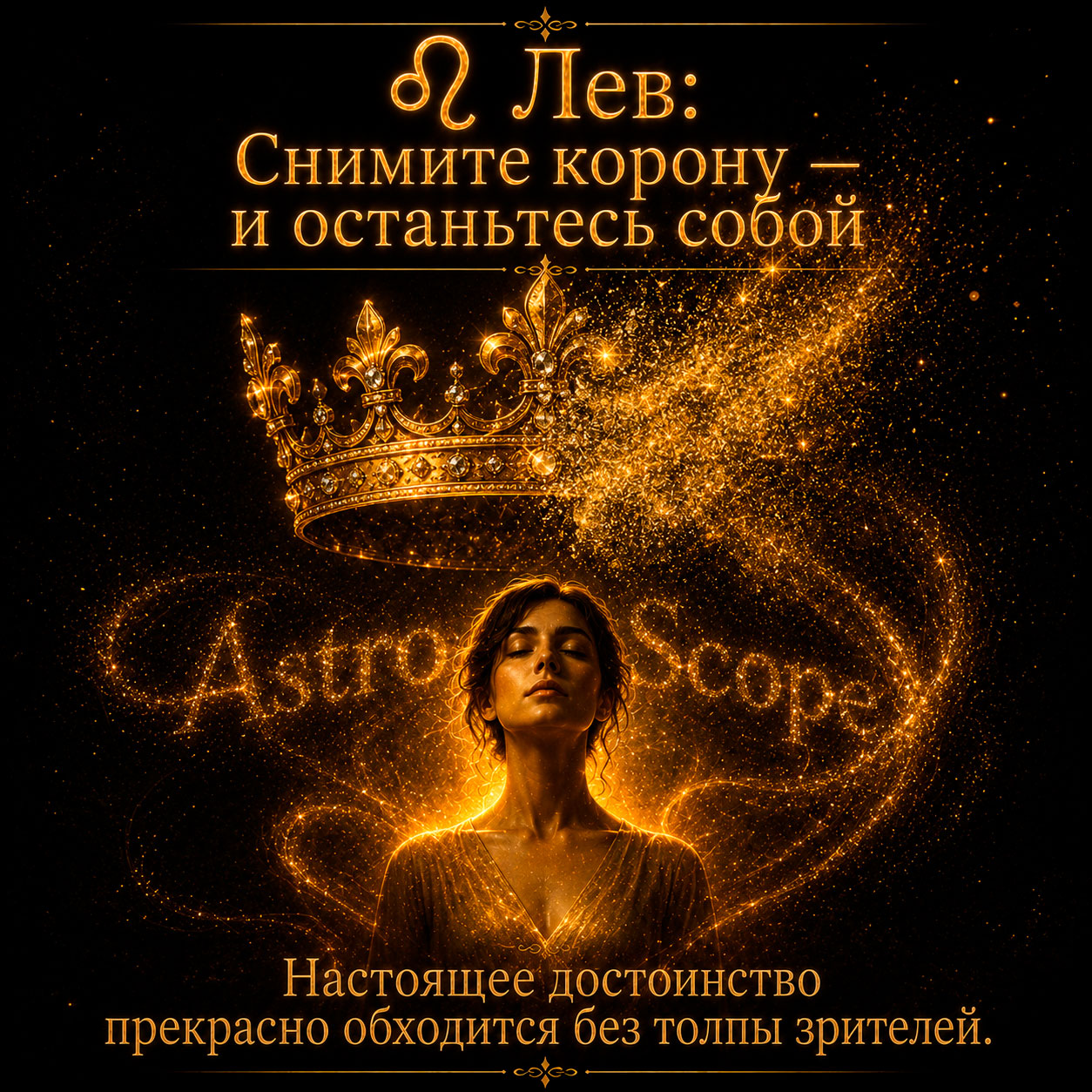 ♌ Лев, энергия 7 августа: Снимите корону — и останьтесь собой