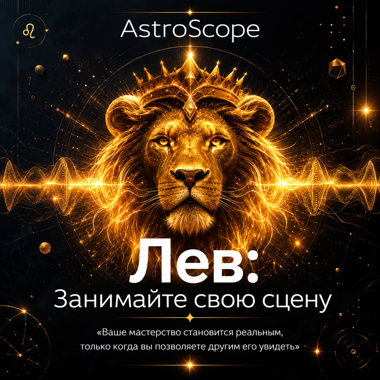 ♌ Лев, энергия 14 августа: Занимайте свою сцену