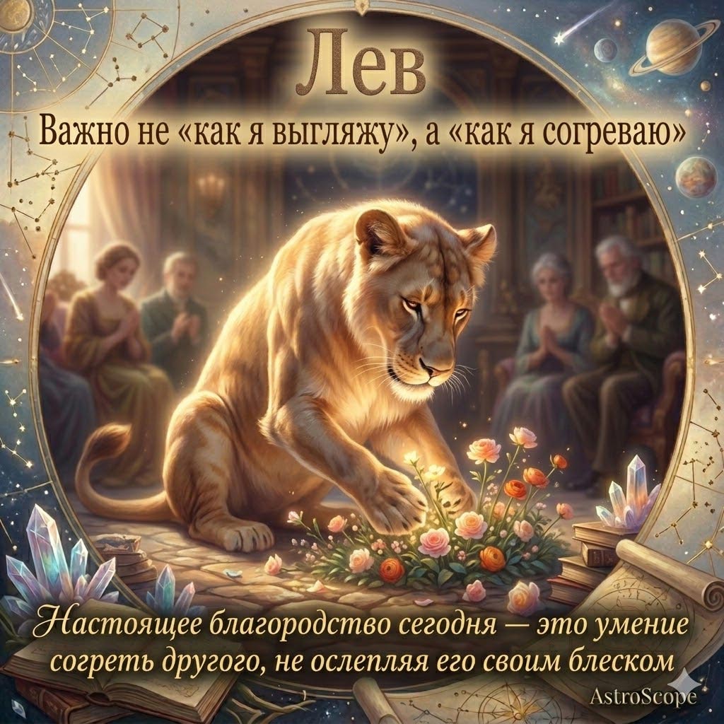 Лев 8 марта: Ваше истинное величие — в искренности и теплоте