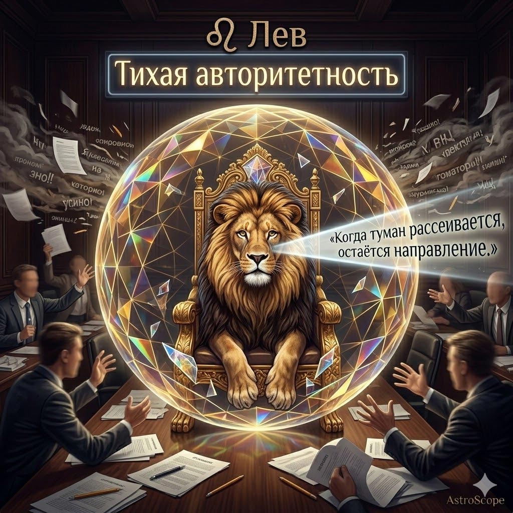 Лев 10 марта: Стратегия «тихого лидера» и сила наблюдения