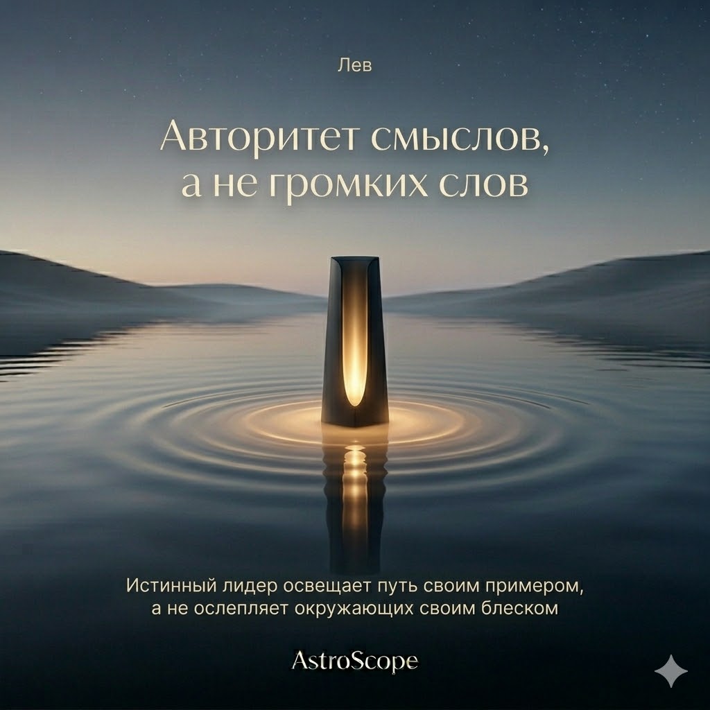 Лев 16 марта: Авторитет смыслов вместо внешнего блеска