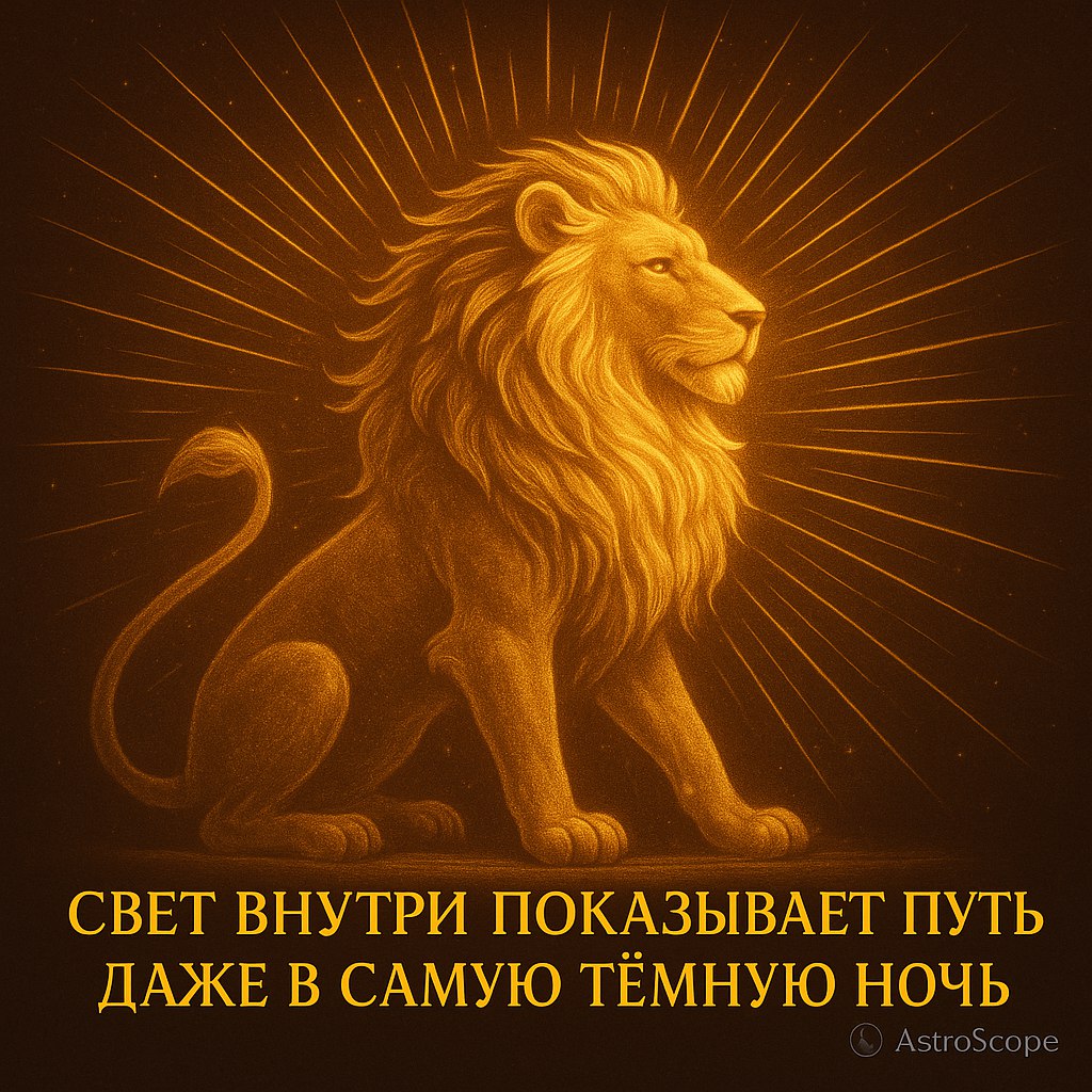 ♌ Лев · 7 декабря 2025 — День сильного внутреннего света