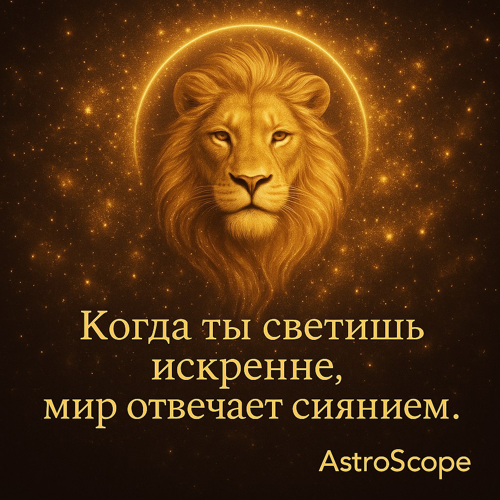 ♌ Лев 28 ноября 2025 — Свет, который становится ещё ярче