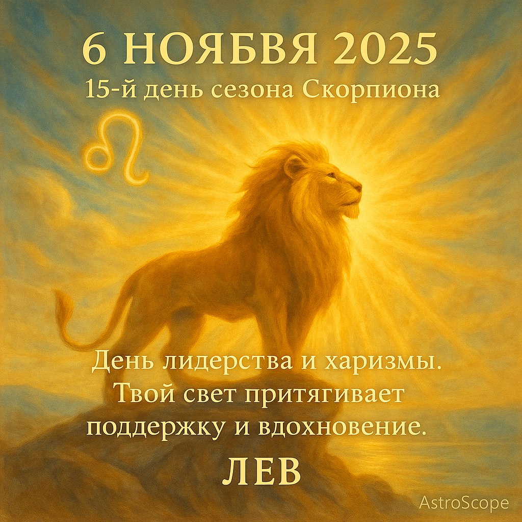 День харизмы — 6 ноября 2025
