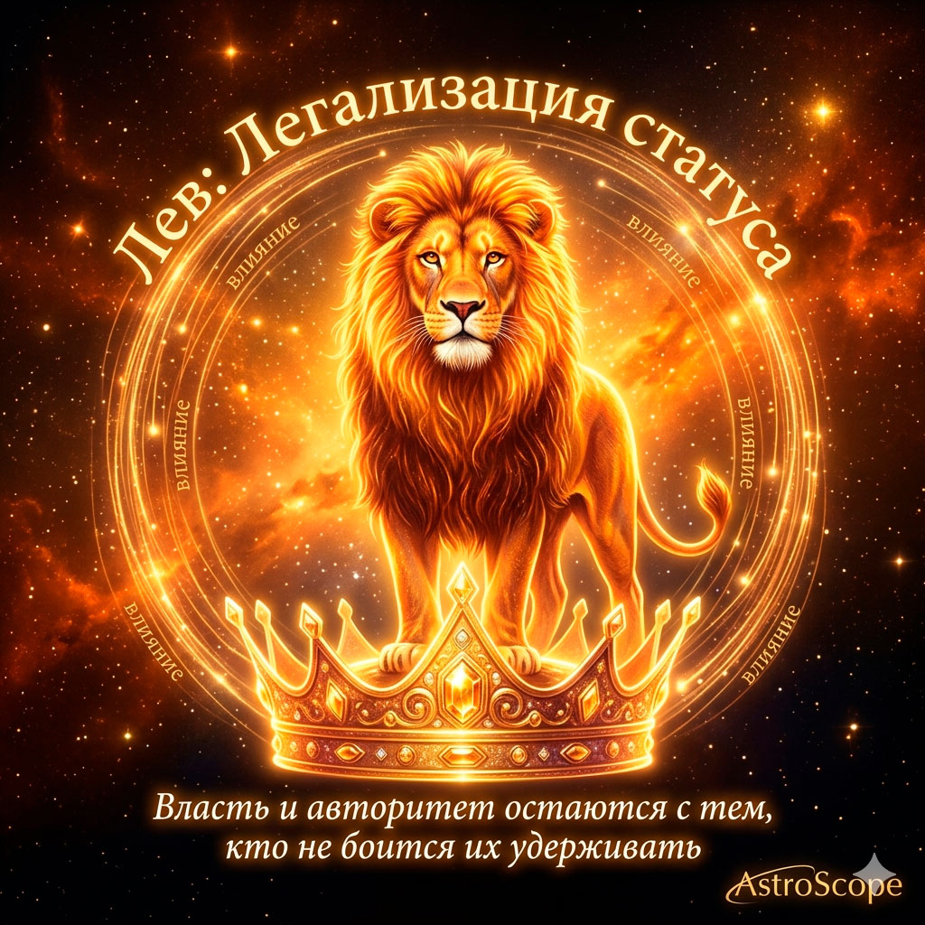♌ Лев, энергия 23 апреля: Легализация статуса