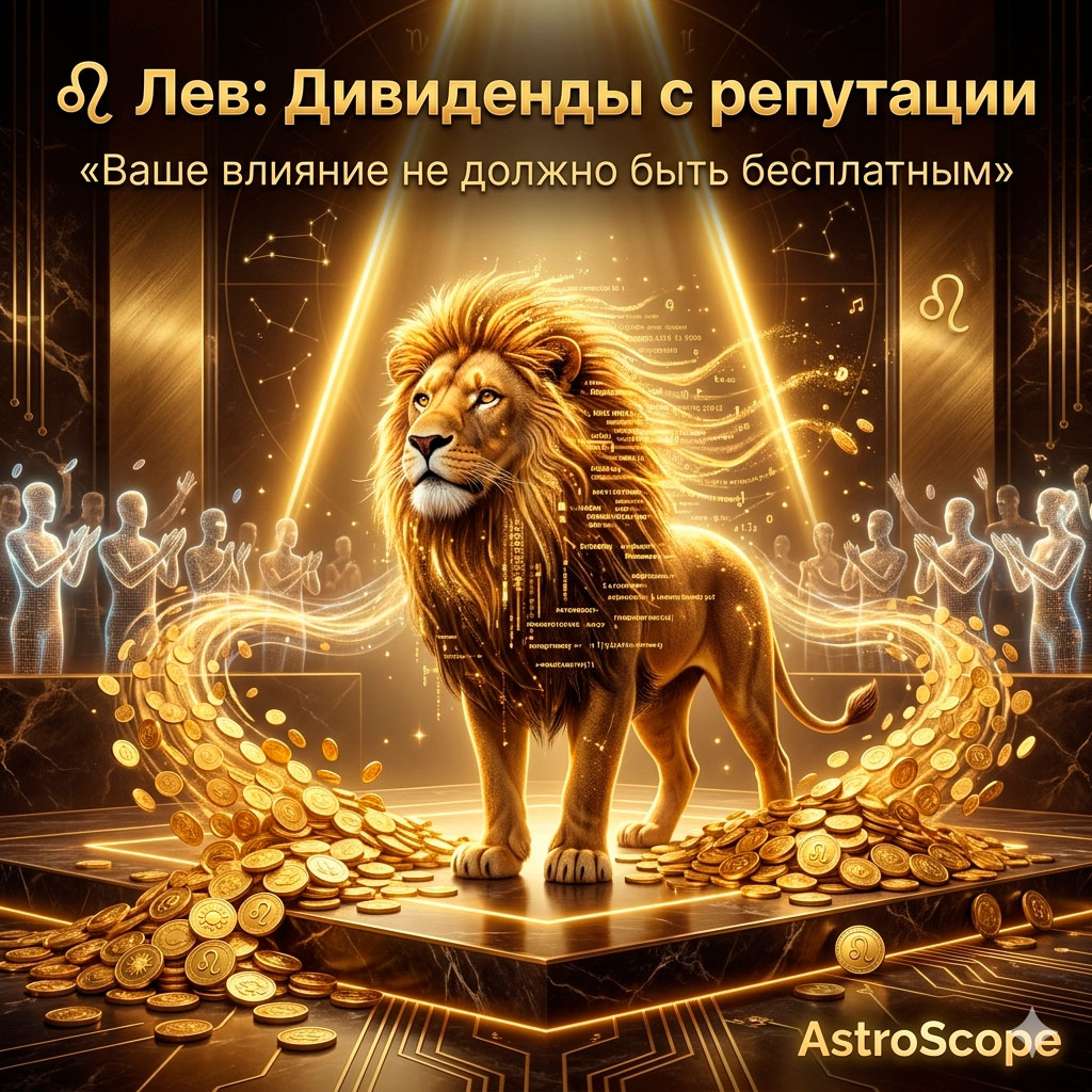 ♌ Лев, энергия 24 апреля: Дивиденды с репутации