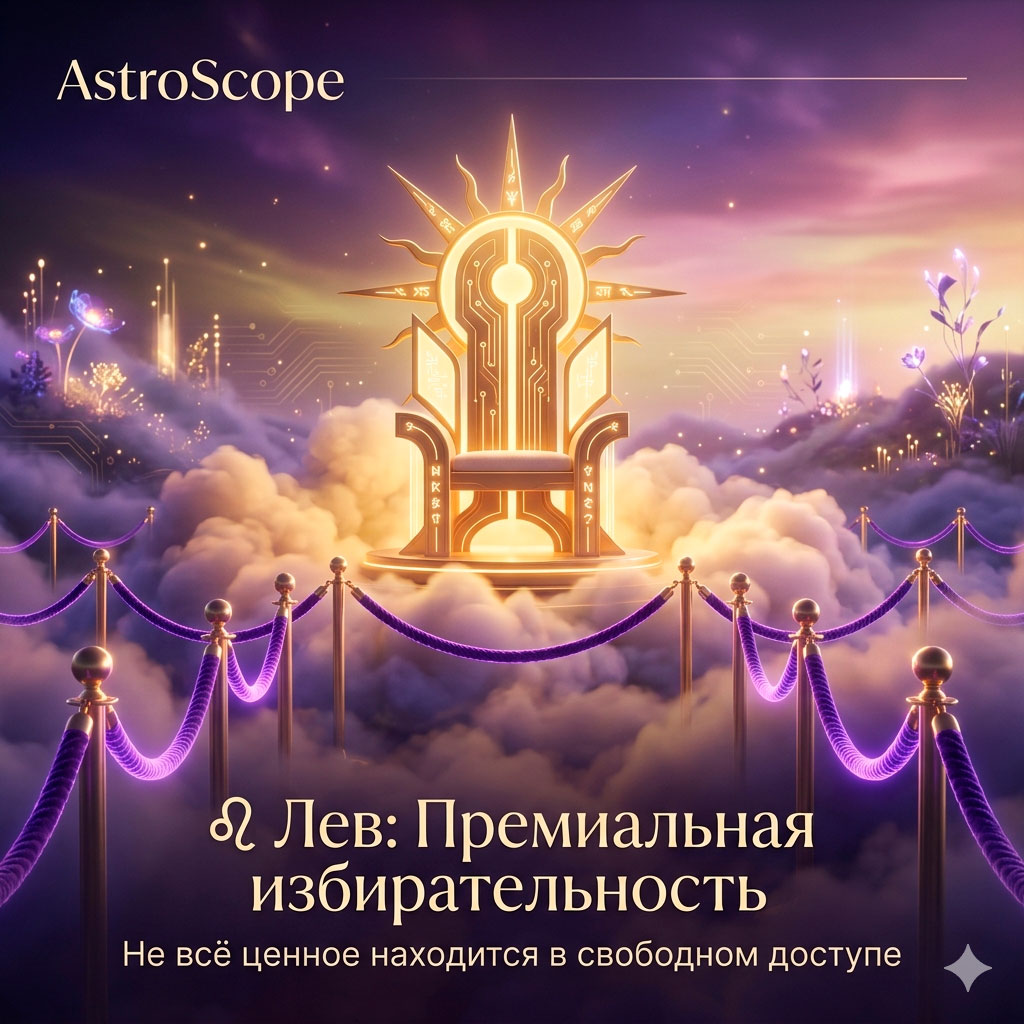 ♌ Лев, энергия 6 мая: Премиальная избирательность