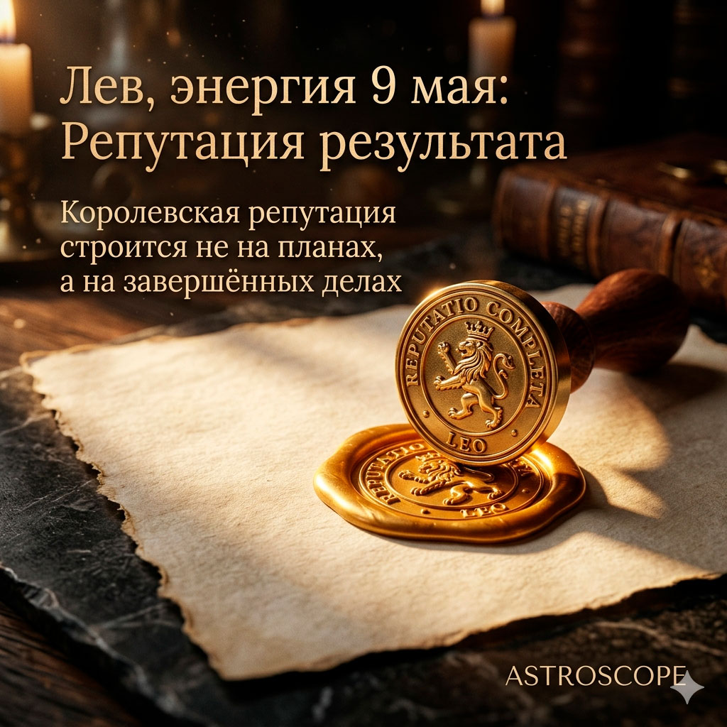♌ Лев, энергия 9 мая: Репутация результата