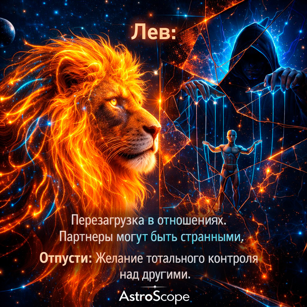 Лев: Перезагрузка отношений в 2026 году | Зеркало Водолея