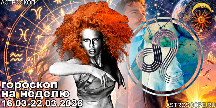 Лев и ваш гороскоп на неделю по аспектам периода с 16 марта по 22 марта 2026