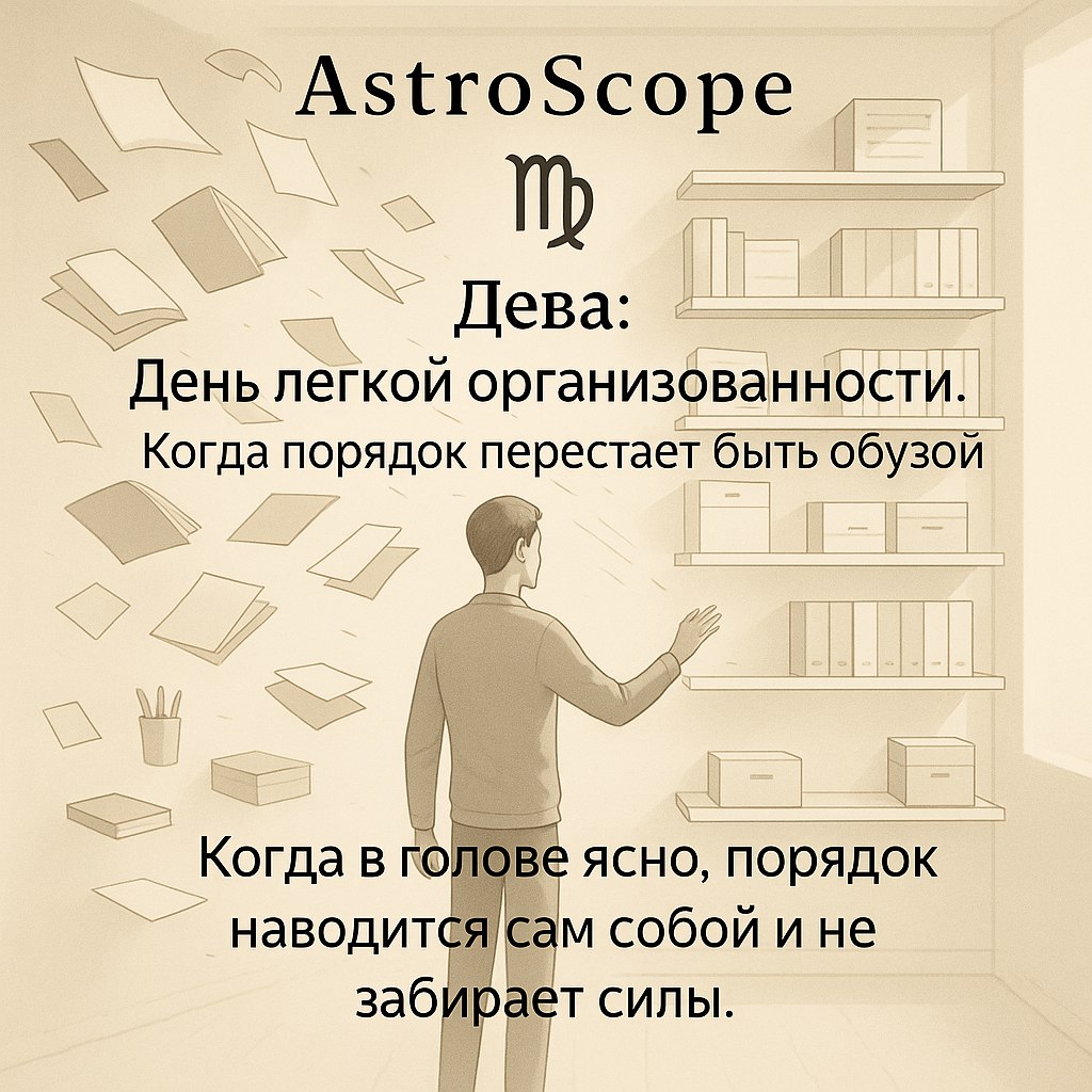 ♍️ Дева: когда порядок перестает быть обузой