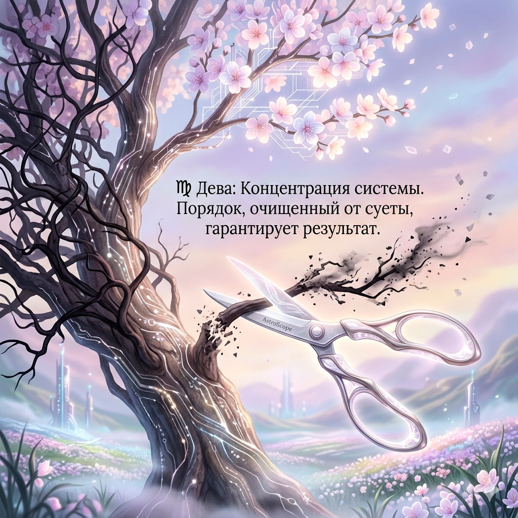 ♍ Дева 13 апреля: Концентрация и «обрезка» системы
