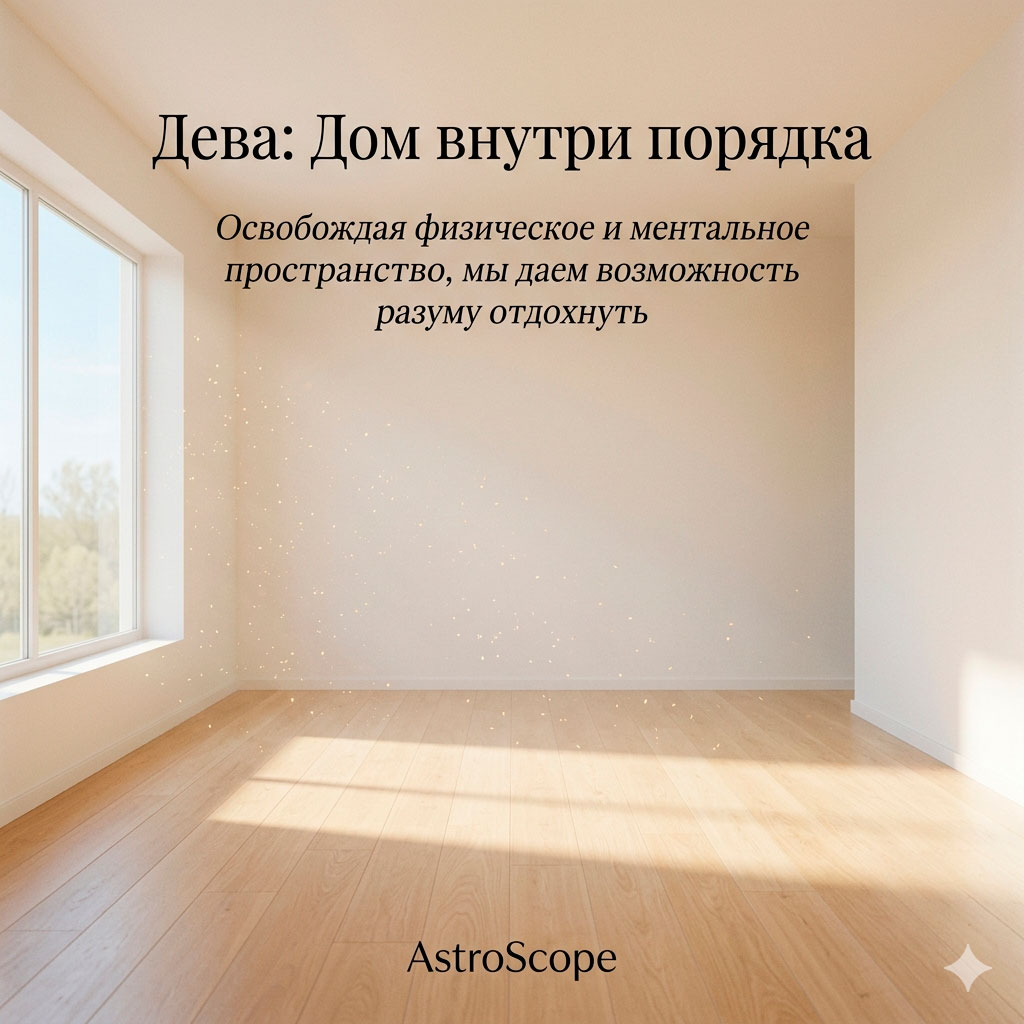 ♍ Дева, энергия 21 июня: Дом внутри порядка