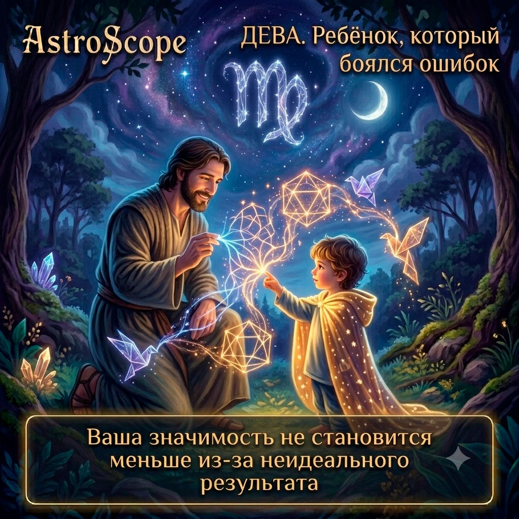 ♍ Дева, энергия 26 июня: Ребёнок, который боялся ошибок