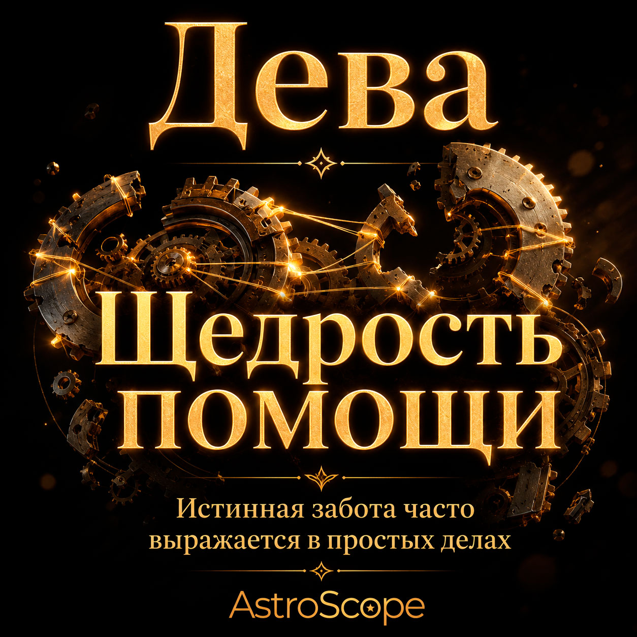 ♍ Дева, энергия 15 июля: Щедрость помощи