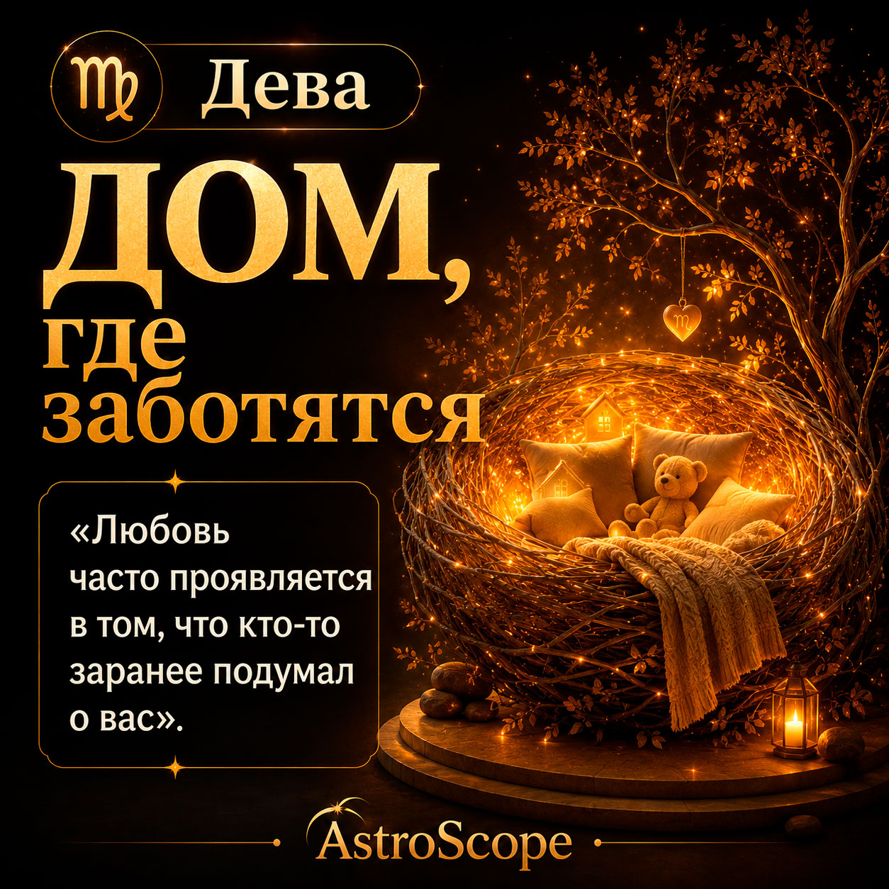 ♍ Дева, энергия 19 июля: Дом, где заботятся