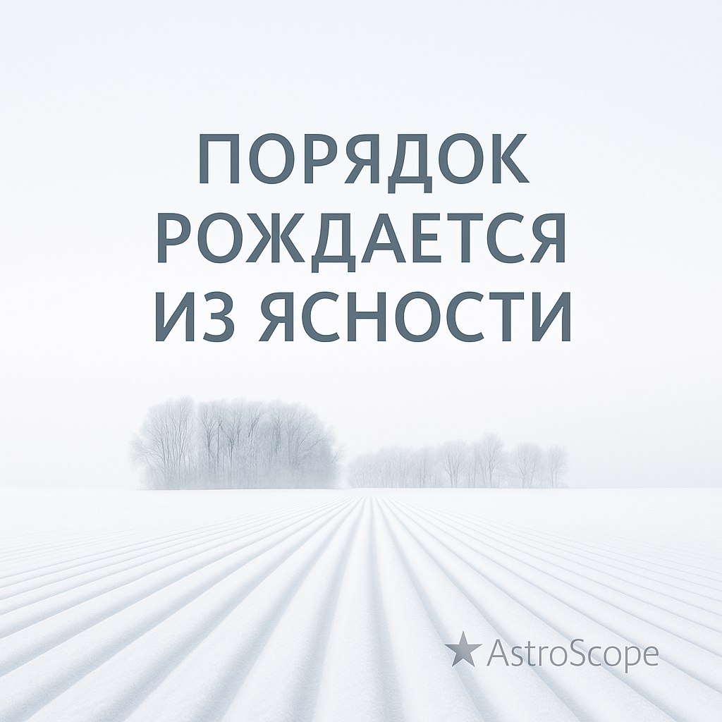 ♍ Дева · Чёткая структура