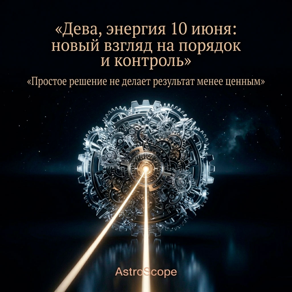 ♍ Дева, энергия 10 июня: новый взгляд на порядок и контроль