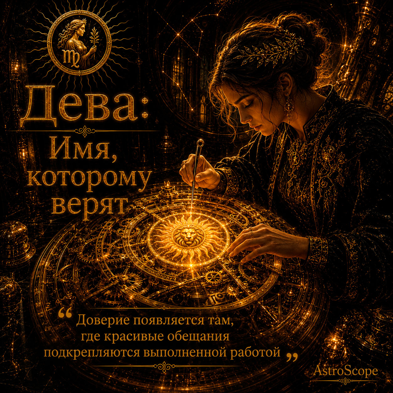 ♍ Дева, энергия 27 июля: Имя, которому верят
