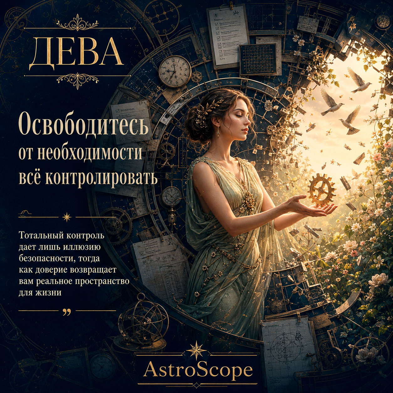 ♍ Дева, энергия 3 августа: Освободитесь от необходимости всё контролировать