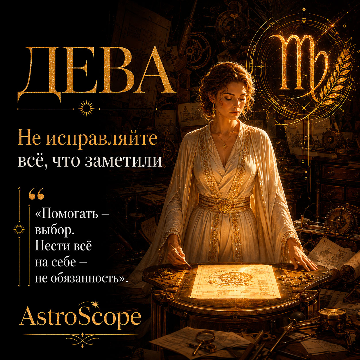 ♍ Дева, энергия 4 августа