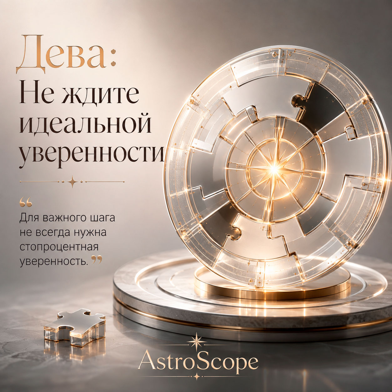 ♍ Дева, энергия 12 августа: Не ждите идеальной уверенности