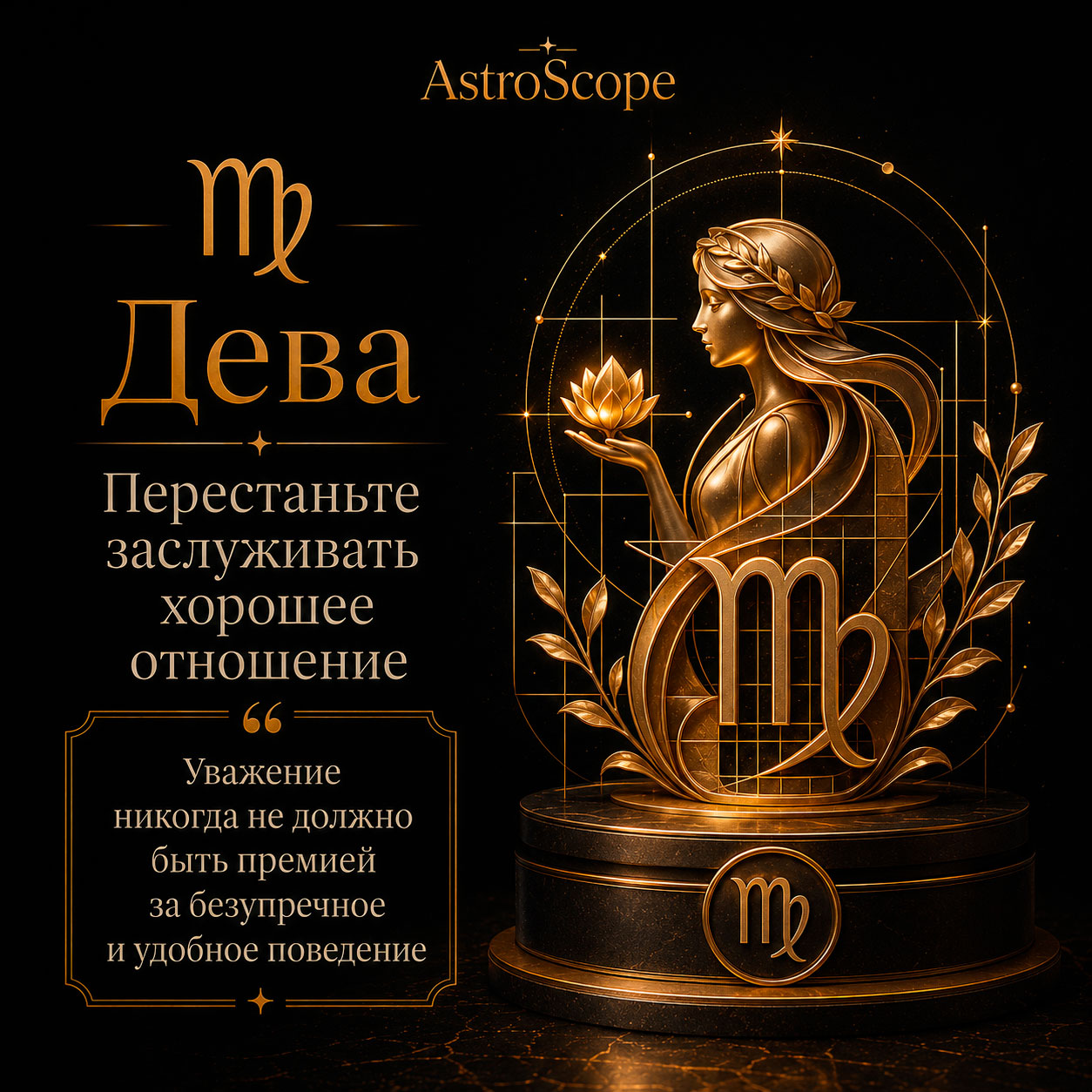 ♍ Дева, энергия 17 августа: Перестаньте заслуживать хорошее отношение