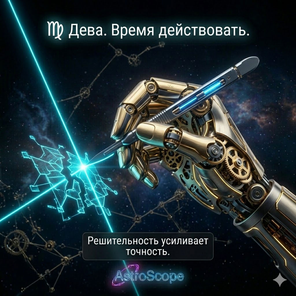 Гороскоп Дева · 5 марта · Решительность усиливает точность
