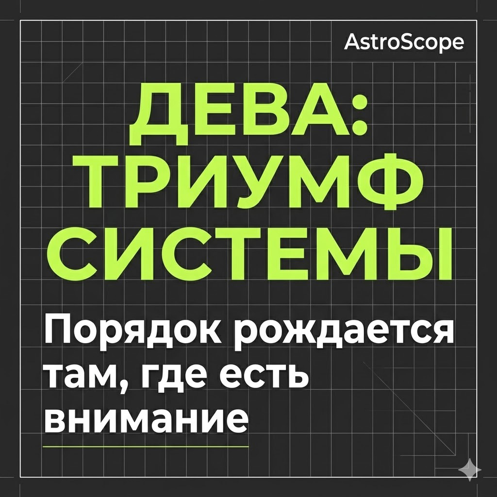 Дева 13 марта: Кристальная ясность ума и настройка идеальных процессов
