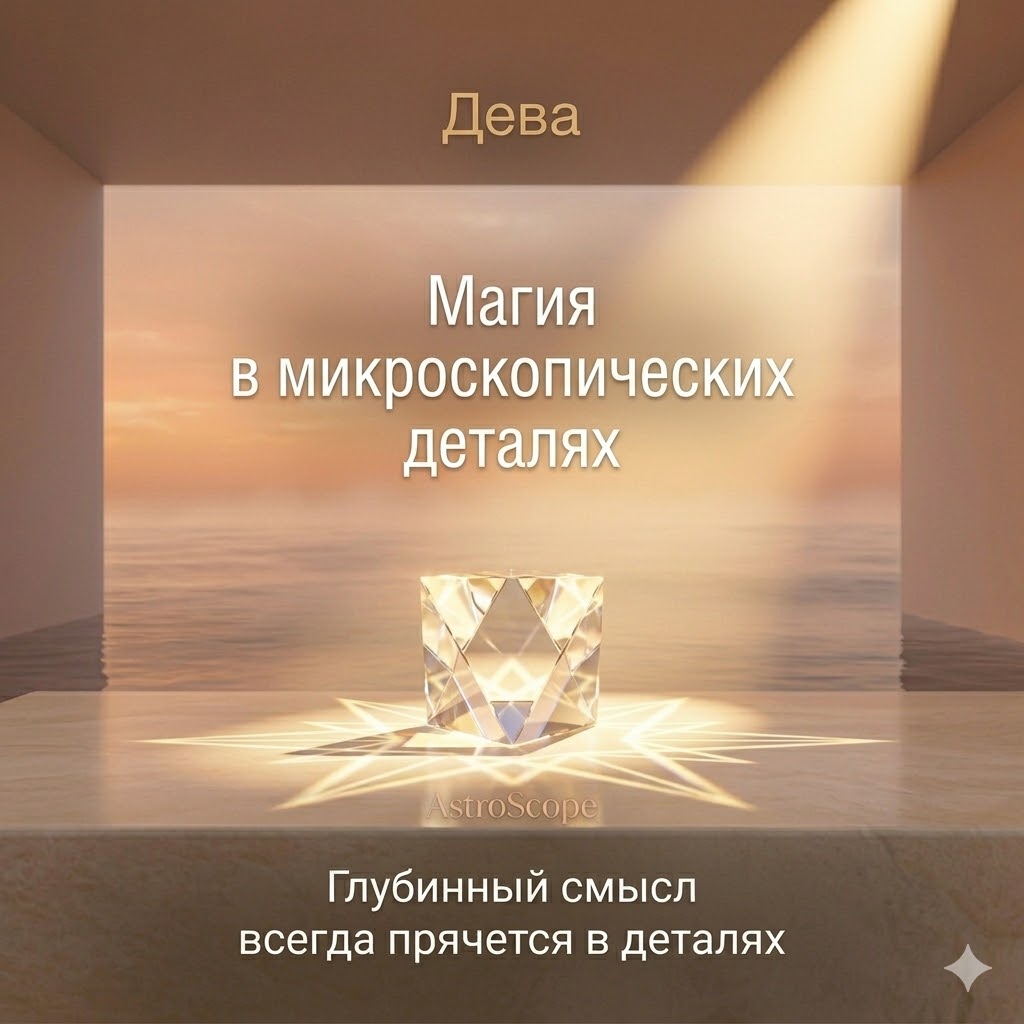 Дева 14 марта: Как микроскопические детали меняют восприятие всей картины жизни
