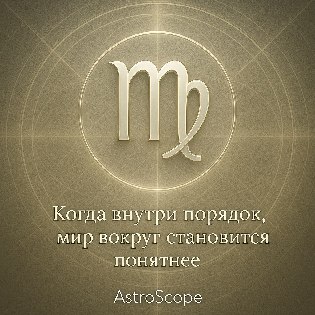 Дева — осознанность и внутренний порядок