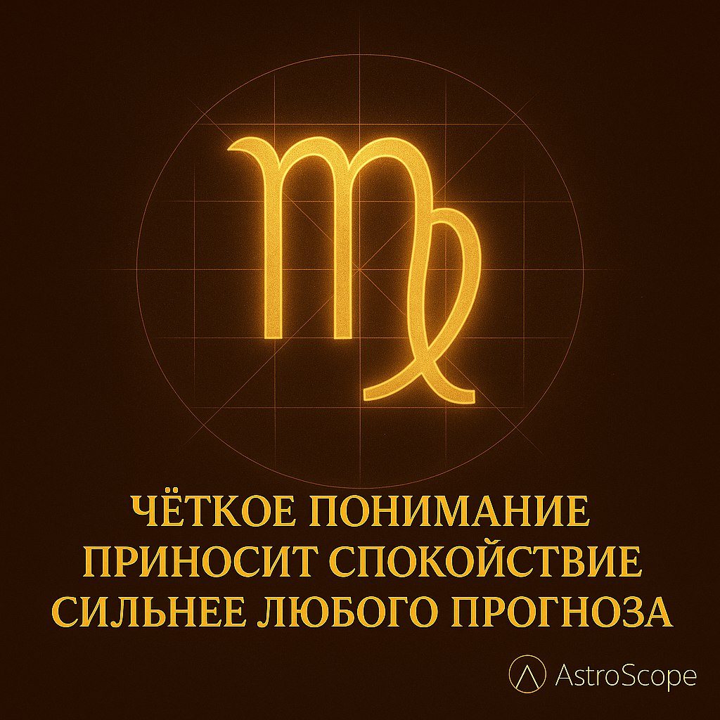 Дева • 10 декабря 2025 — День точного понимания