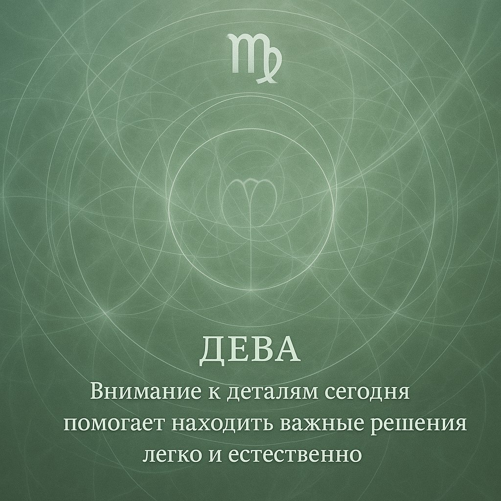 ♍ Дева 27 ноября 2025 — Точка ясности и внутреннего порядка