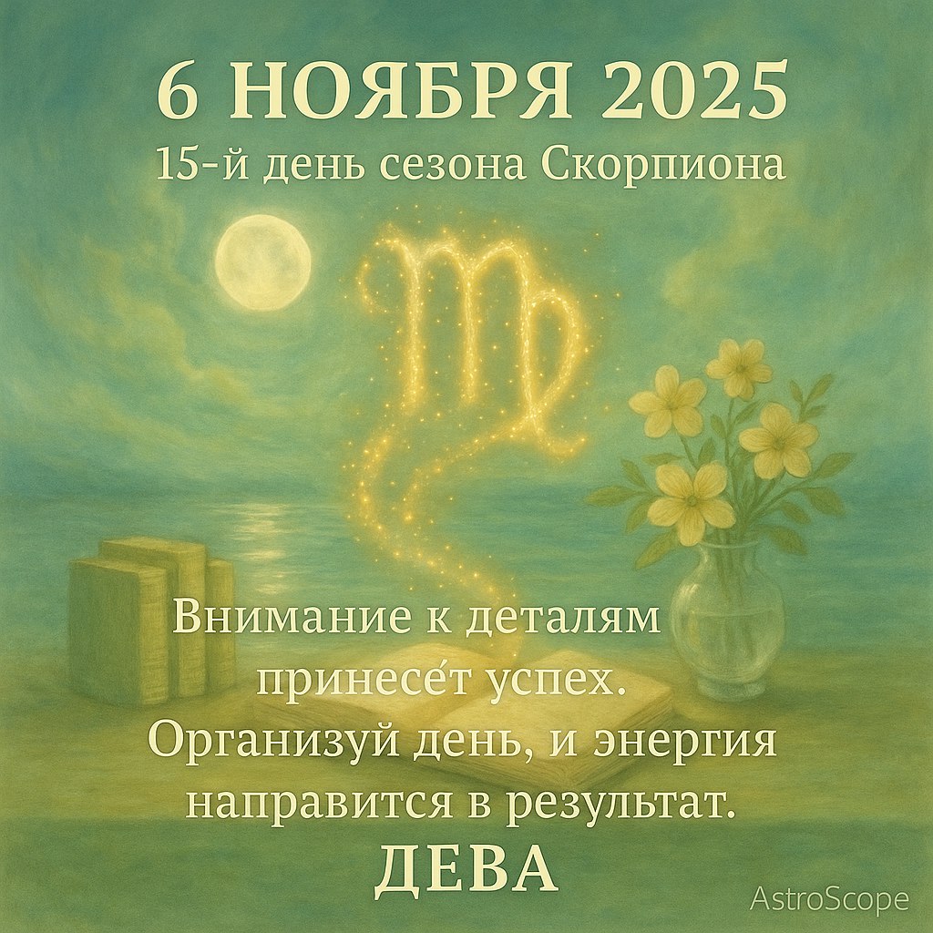 Внимание к деталям — 6 ноября 2025