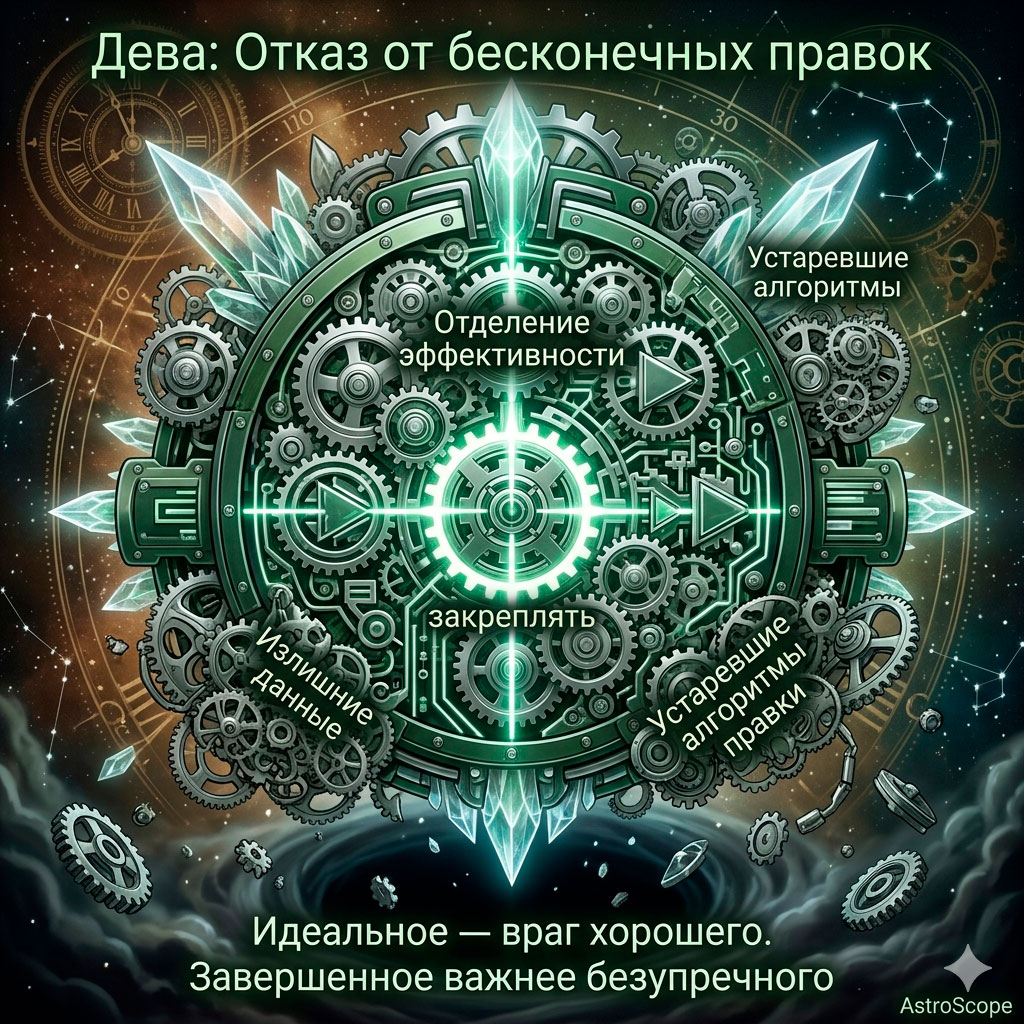 ♍ Дева, энергия 23 апреля: Отказ от бесконечных правок