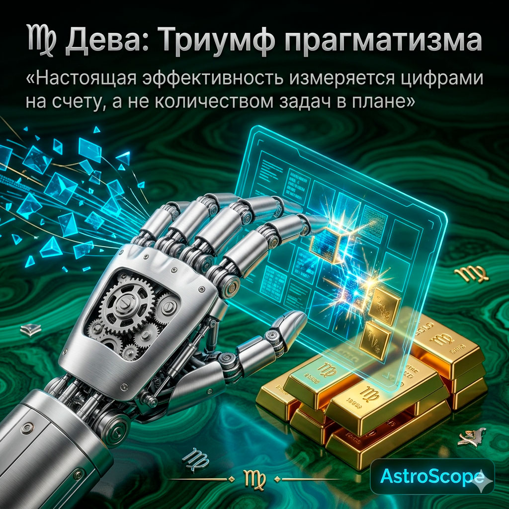 ♍ Дева, энергия 24 апреля: Триумф прагматизма