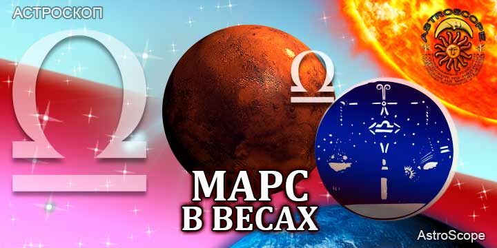 Марс в Весах для Весов