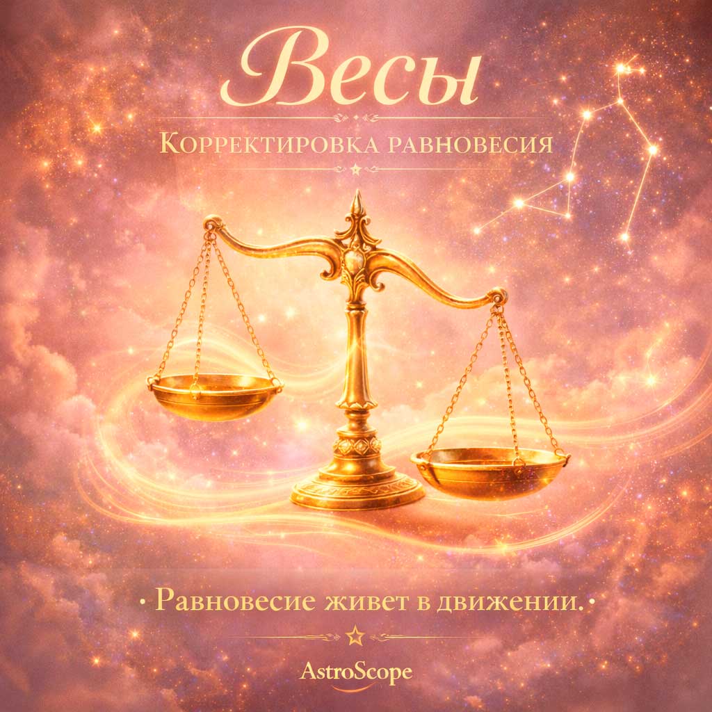 Гороскоп Весы 4 февраля: Динамичное равновесие и диалог | AstroScope