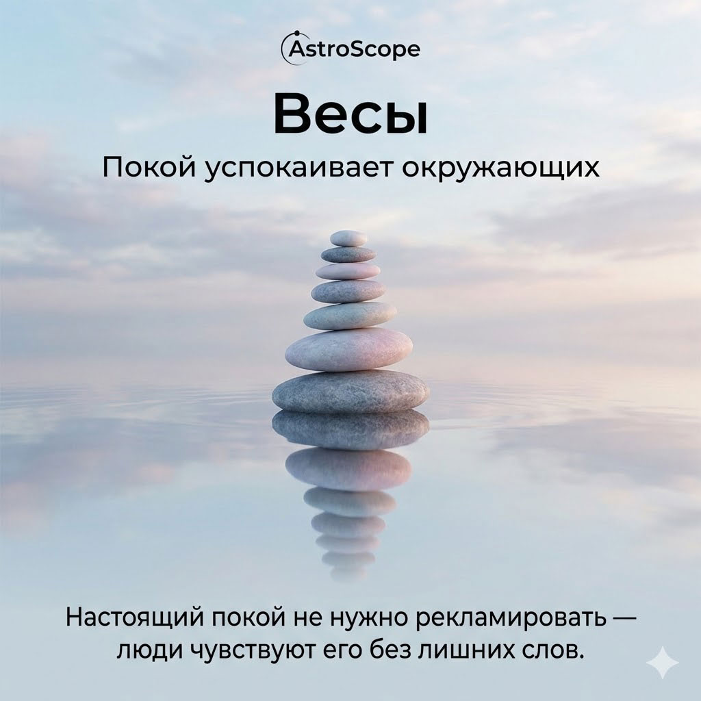 ♎ Весы 10 февраля: день, когда ваш покой начинает успокаивать окружающих