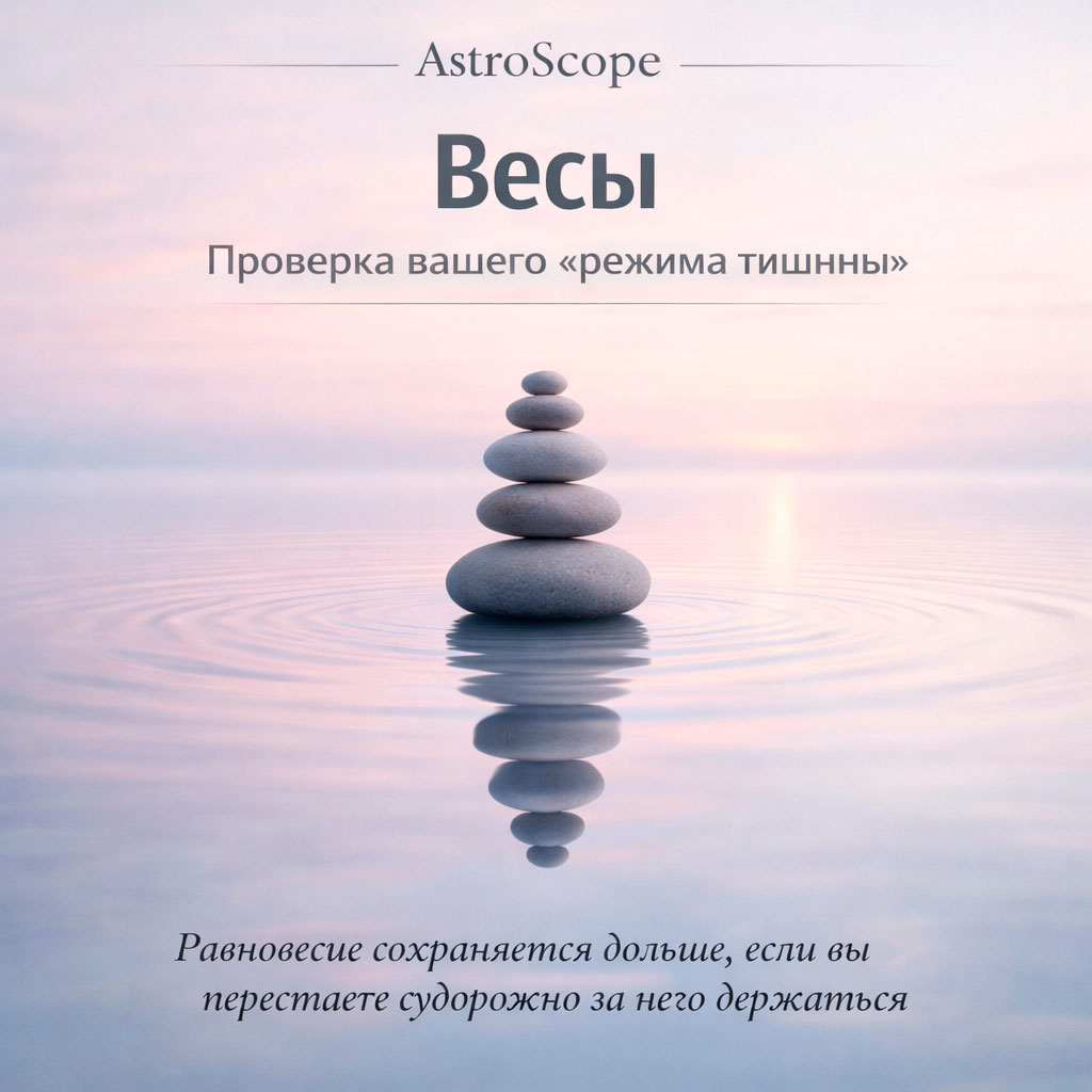 ♎ Весы 15 февраля: день проверки вашего «режима тишины»