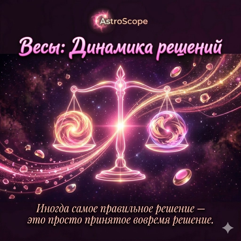 ♎ Весы 26 марта: Динамика решений