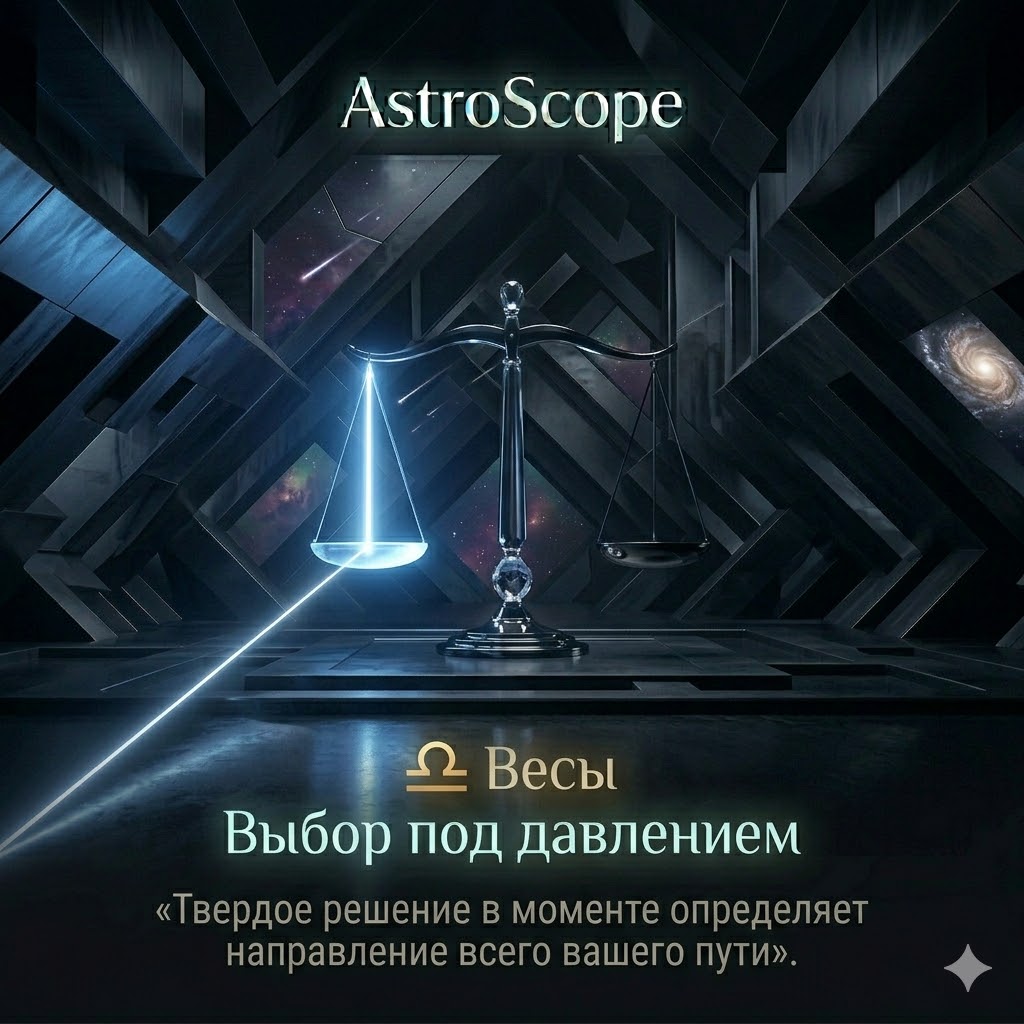 ♎ Весы 27 марта: Выбор под давлением