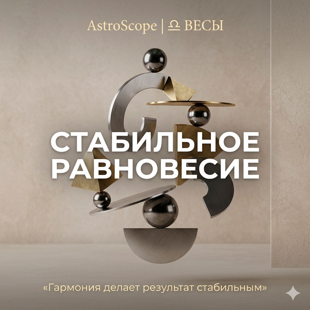 ♎ Весы 2 апреля: Стабильное равновесие