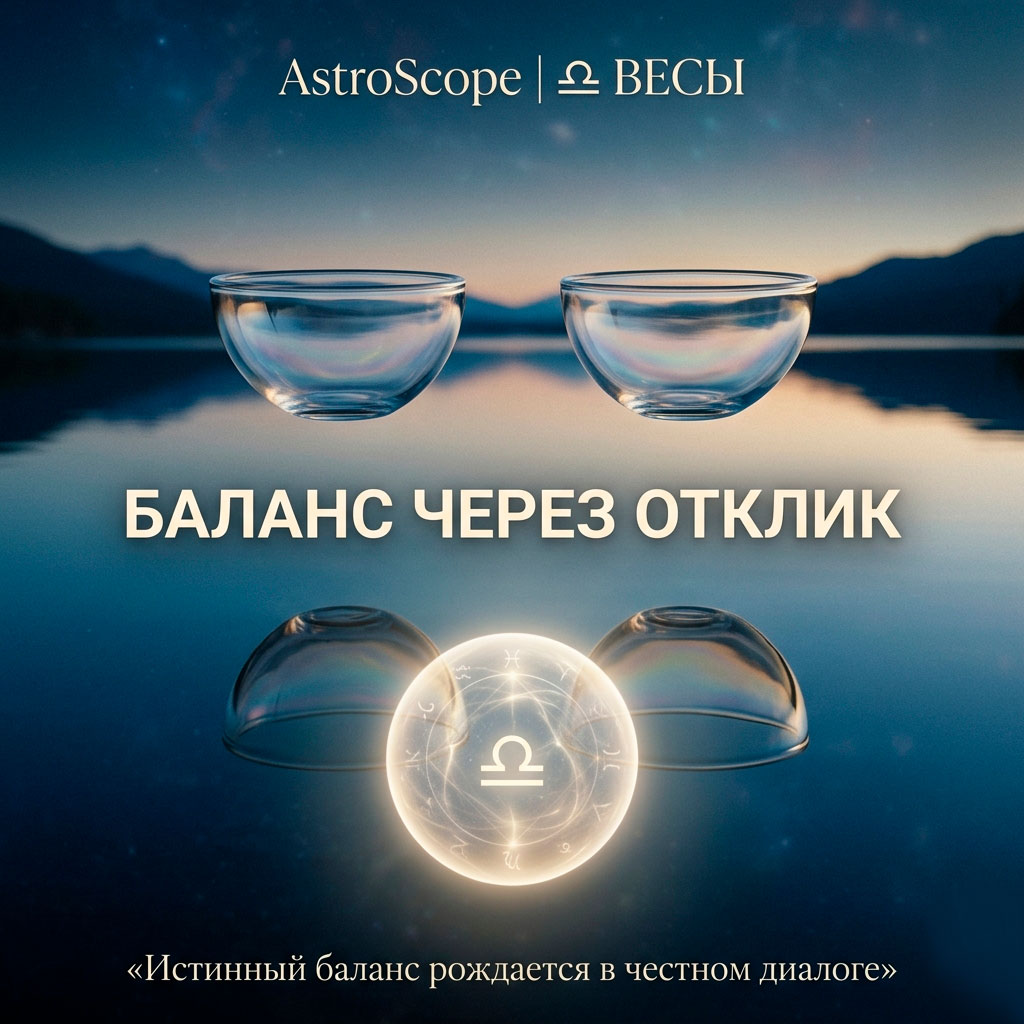 ♎ Весы 4 апреля: Баланс через отклик