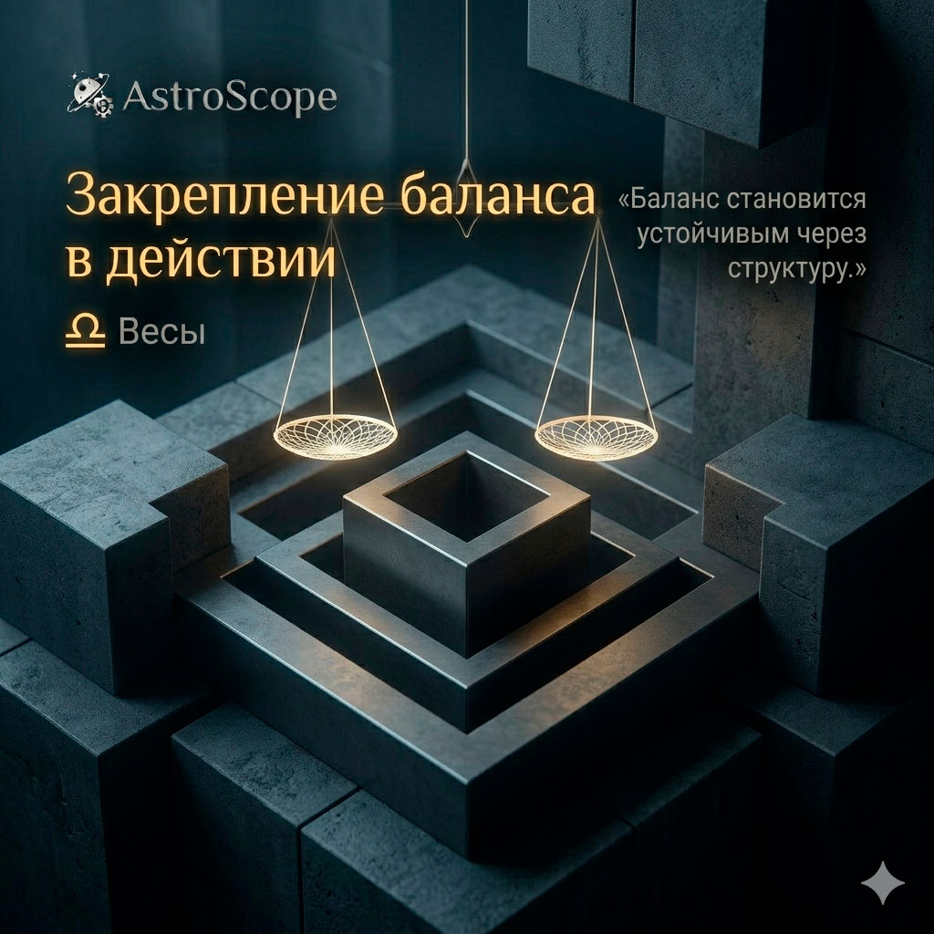 ♎ Весы 8 апреля: Закрепление баланса в действии