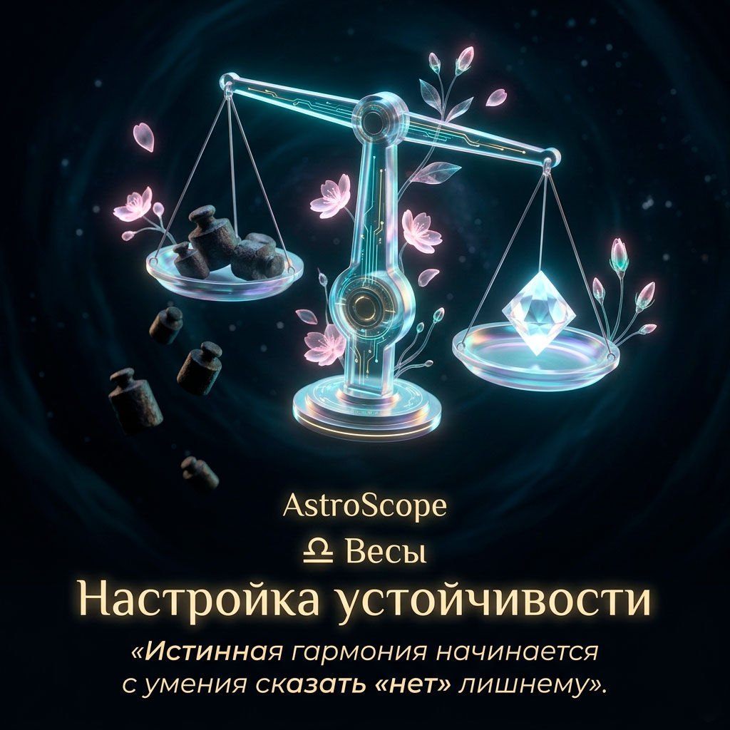♎ Весы 12 апреля: Настройка устойчивости