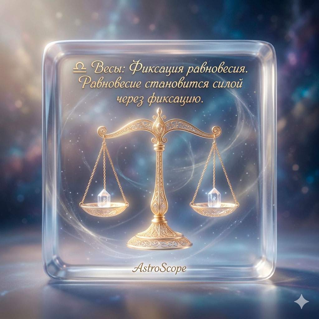 ♎ Весы 14 апреля: Фиксация баланса
