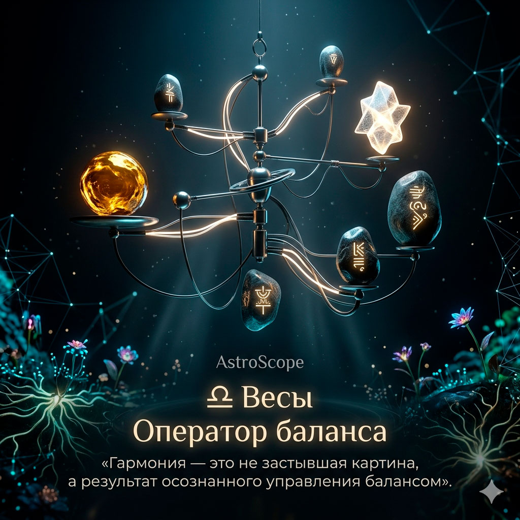 ♎ Весы 15 апреля: Оператор баланса