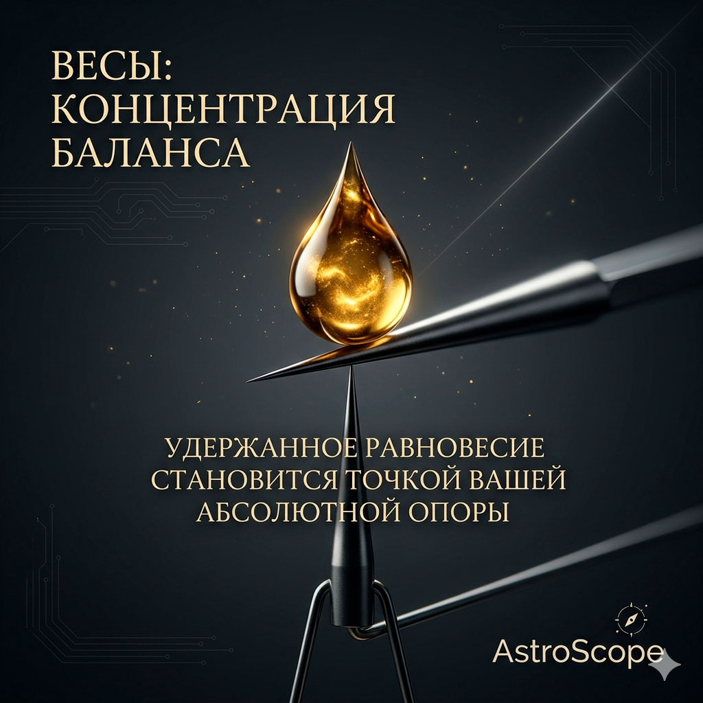 ♎ Весы, 17 апреля: Концентрация баланса
