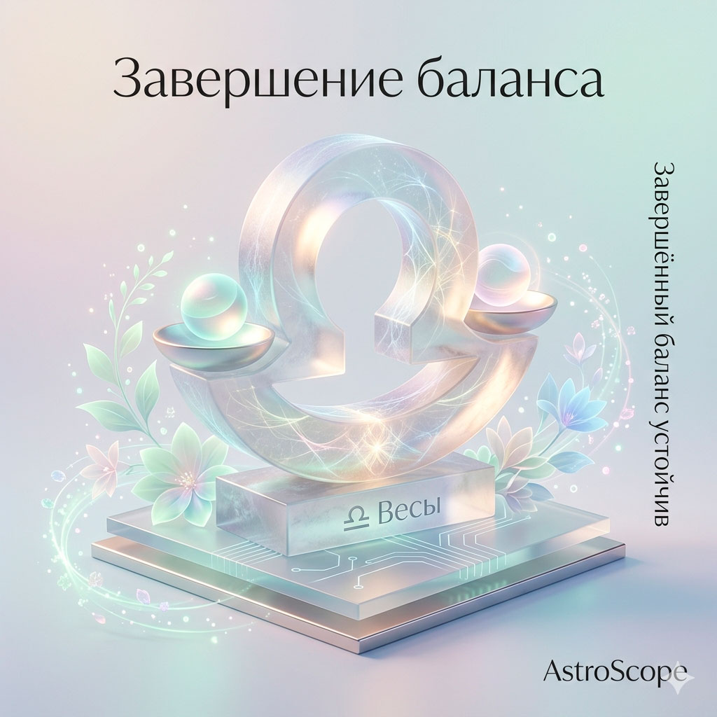 ♎ Весы, энергия 18 апреля: Завершение баланса